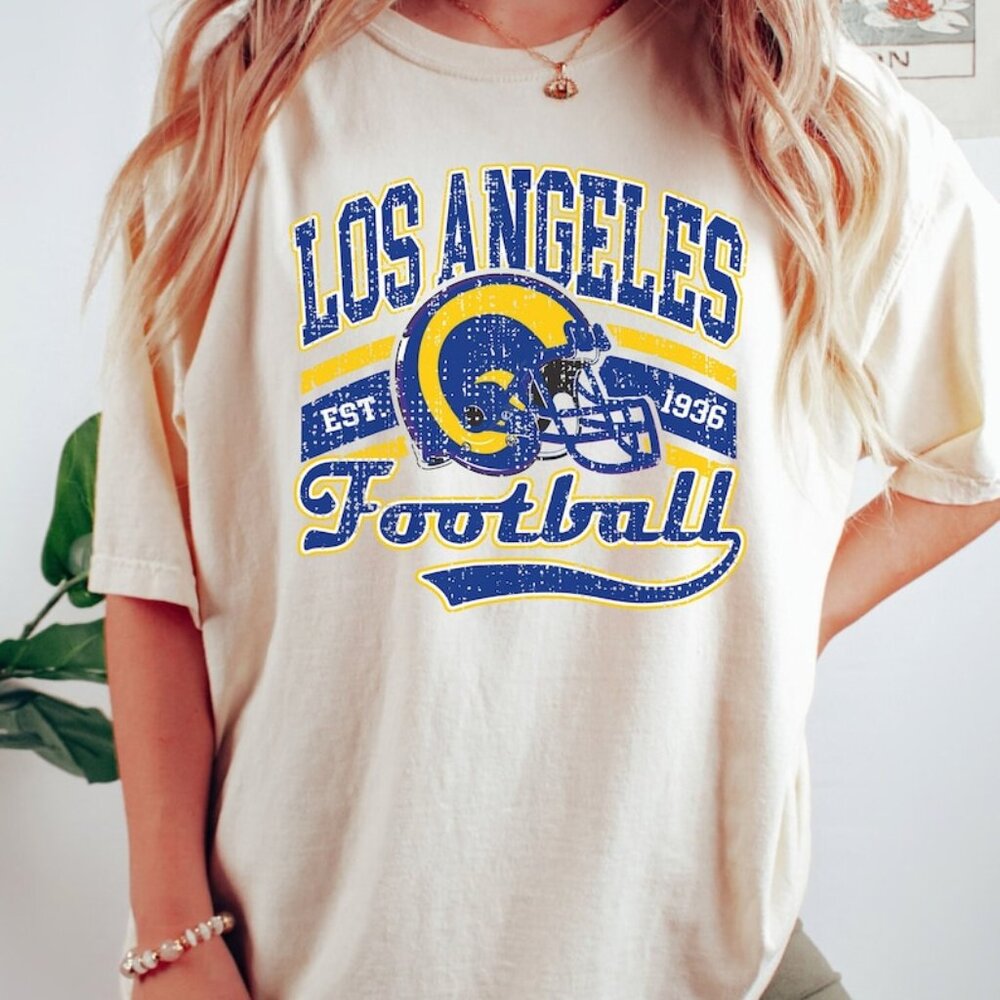 Los Angeles Football Shirt, Game Day, Sports Fan Gift, LA Rams Unisex T Shirt166